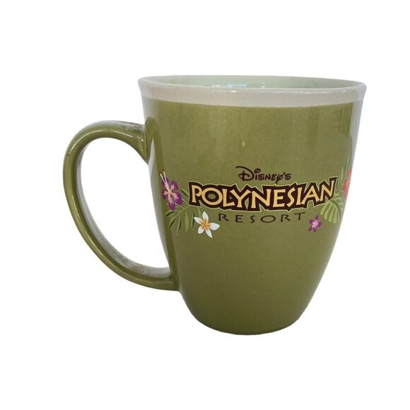 Walt Disney World Mickey and Minnie Mouse Disney's Polynesian Resort Coffee Mug - Picture 2 of 4